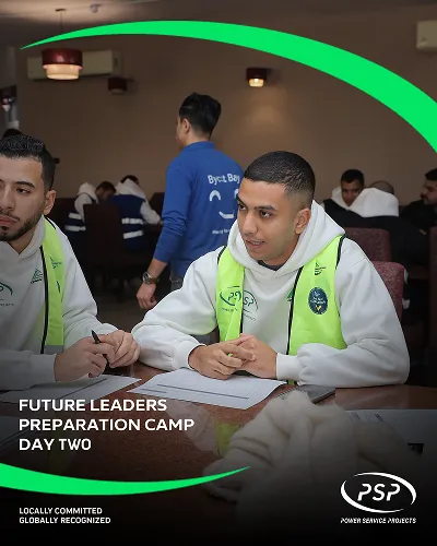 Engineering students participating in hands-on planning workshop during PSP Future Leaders Camp.